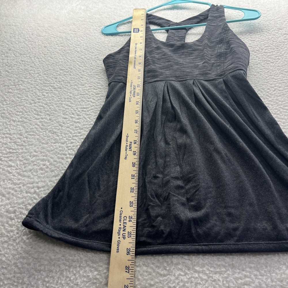 Lululemon TankTop Womens 6 Gray Power Yback Sleeveless Gym Yoga Active Workout - Picture 4 of 11